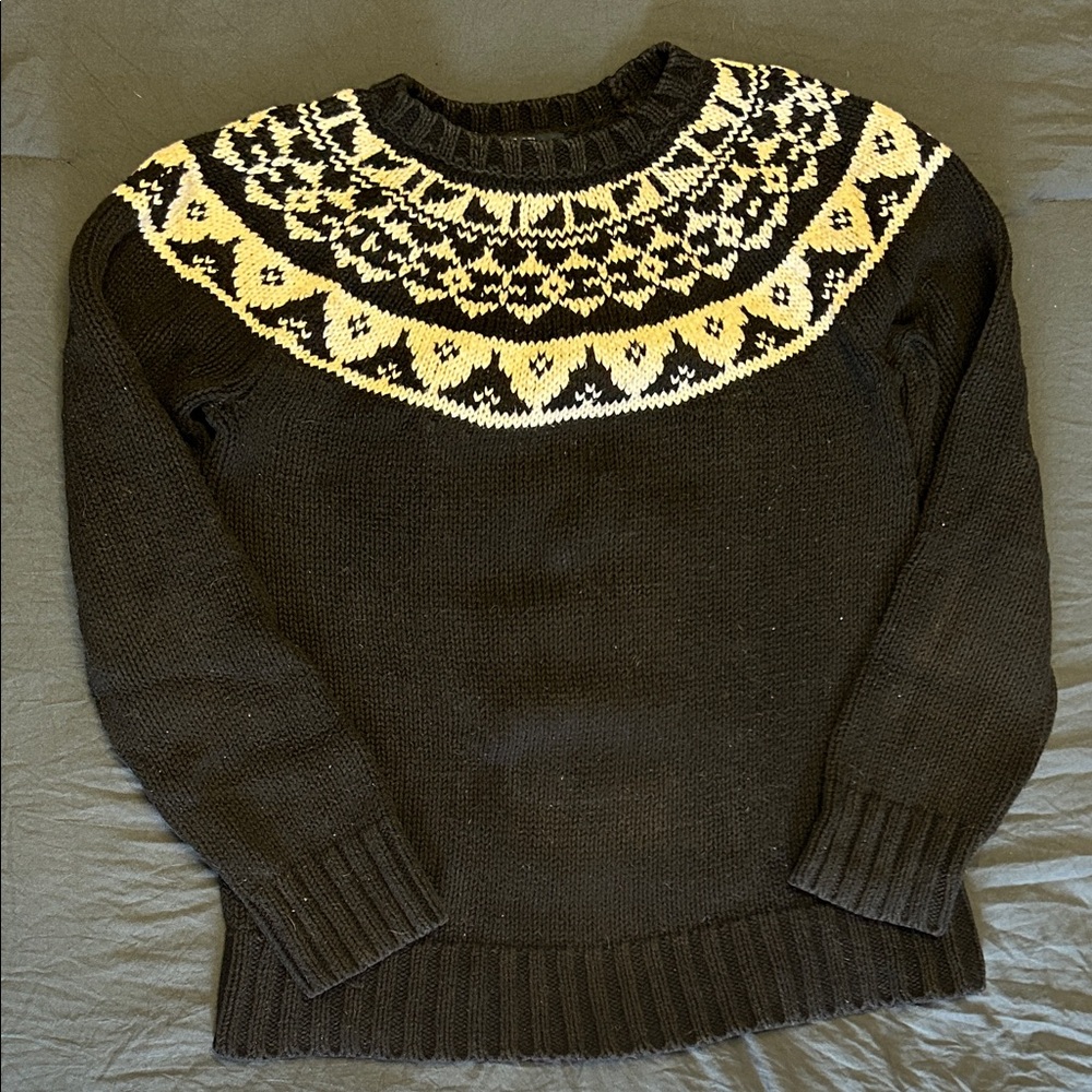 Polo by Ralph Lauren Vintage Fair Isles 100% Cotton Sweater